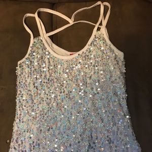 Glittery med tank top